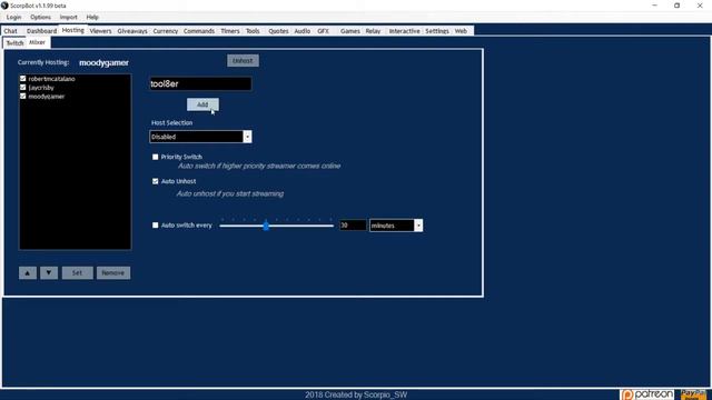 ScorpBot Part 3 Hosting Tab смотреть онлайн