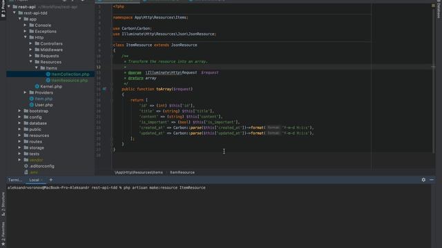 Laravel 6 Api Resources что такое и зачем оно надо смотреть онлайн