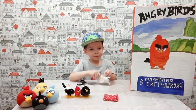 Огромный SweetBox. Открываем Angry Birds Sweetbox. Коллекция Angry Birds