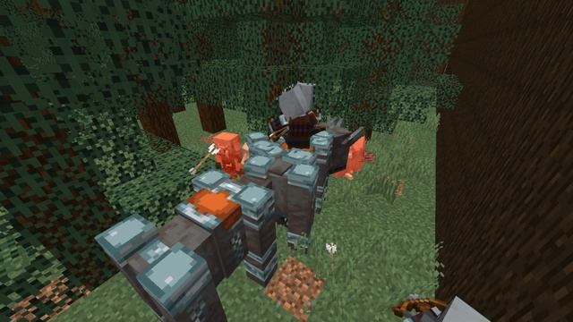 Ravager Jockey vs Hoglin Jockey (x2) - Minecraft Mob Battle 1.16.4 смотреть онлайн