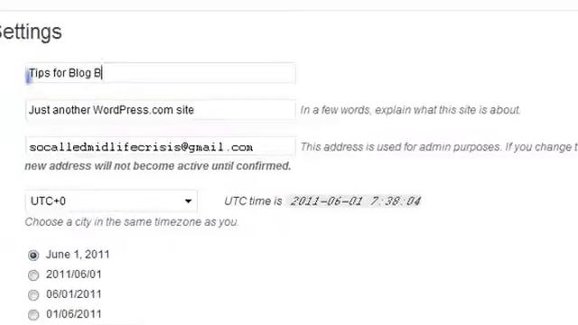 How To Change Wordpress Blog Title