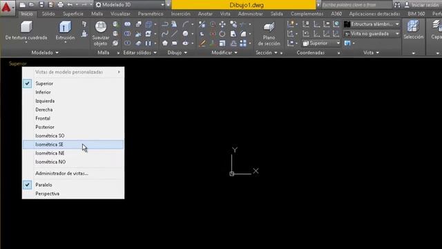 AUTOCAD 2016: CAMBIAR ESPACIO DE TRABAJO A MODELADO 3D. смотреть онлайн