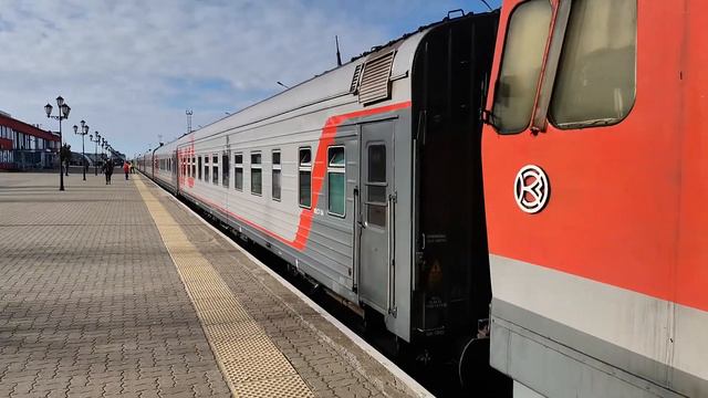 ТЭП70-0410 с пассажирским поездом 371 Архангельск - Котлас смотреть онлайн