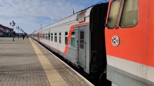 ТЭП70-0410  с пассажирским поездом 371 Архангельск - Котлас