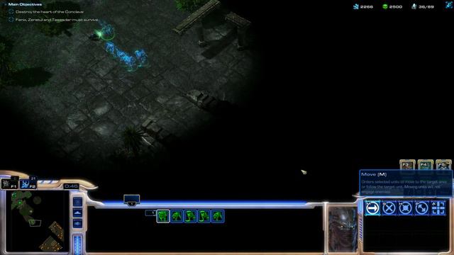 StarCraft Mass Recall 8.0.1 Protoss Campaign (Mission 7. Homeland) смотреть онлайн
