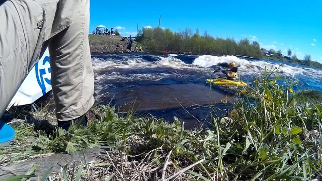 Этап кубка России по фристайлу на бурной воде 2015. Карелия д.Тивдия смотреть онлайн