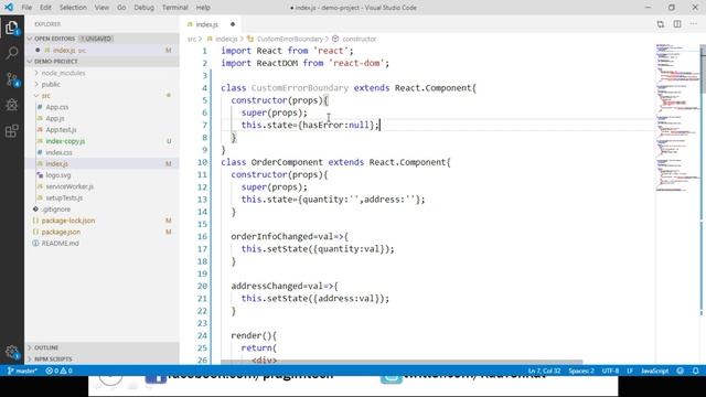 Error Boundaries in React смотреть онлайн