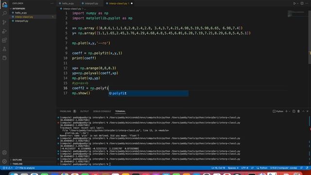 Interpolation techniques introduction using Python смотреть онлайн