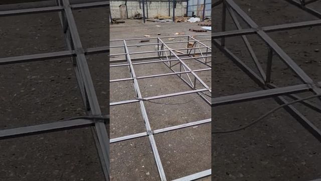 Каркас односкатного навеса смотреть онлайн