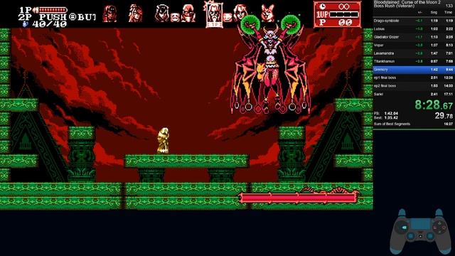 Bloodstained:CotM2 Boss Rush (Veteran, Hard, Standard) Speedrun in 16:48 смотреть онлайн