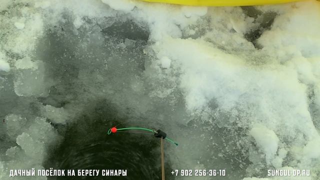 Зимняя рыбалка. Дачный посёлок "Сунгуль" на берегу озера СИНАРА! Зима 2022. смотреть онлайн