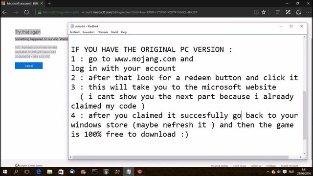 HOW TO GET MINECRAFT PE 0.16.1 ON PC ! ( WIN 10 EDITION ) смотреть онлайн