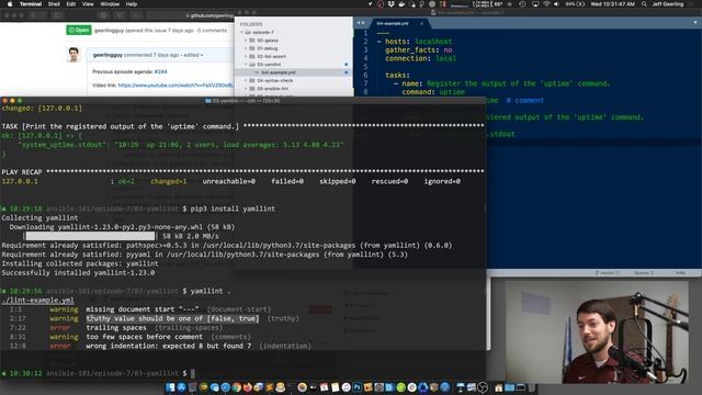Ansible 101 - Episode 7 - Molecule Testing and Linting and Ansible Galaxy смотреть онлайн
