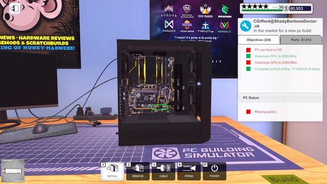 All EVGA i9-9980XE PC Build!! PC Building Simulator | EP179 смотреть онлайн
