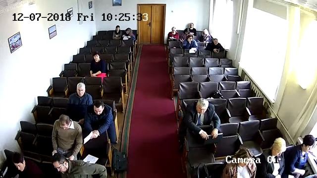 Позачергова 41 сесія Іванківської районної ради. Камера 1. Час 09.58