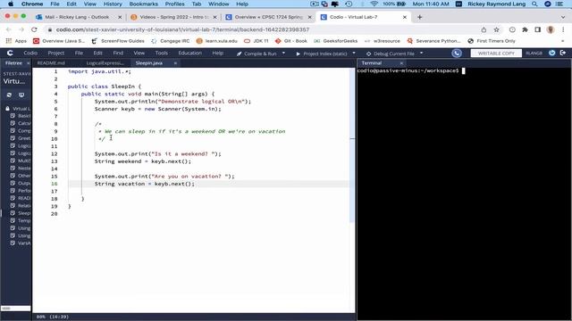 Logical Operators in Java смотреть онлайн