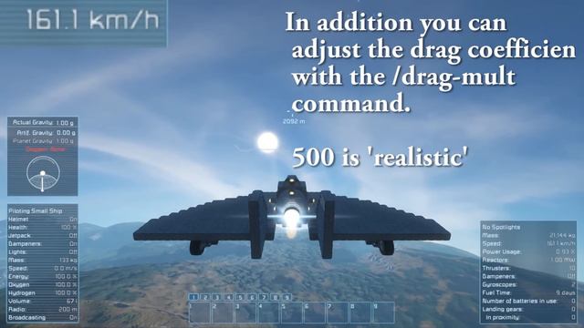 Space Engineers Atmospheric Drag Demonstration смотреть онлайн