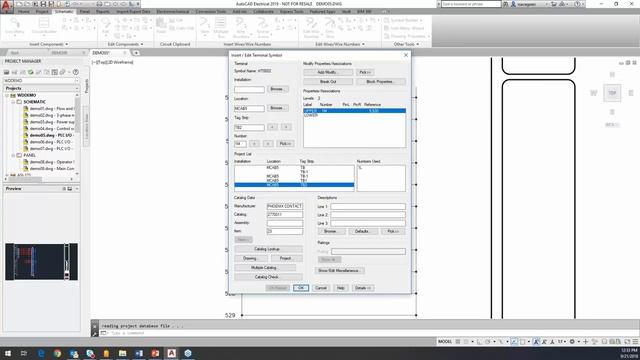 AutoCAD Electrical Terminals смотреть онлайн