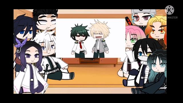 || Hashiras react to....|| reaction video || Demon Slayer || ENG/RUS смотреть онлайн