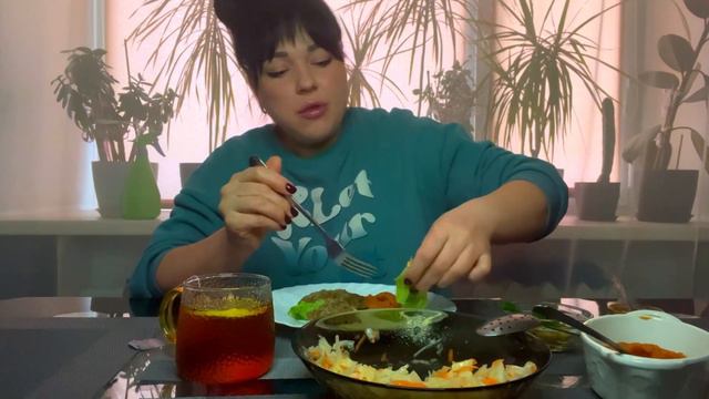 МУКБАНГ🎆 С первым днем весны! #мукбанг #mukbang #едимдома #готовимсами #анечкалеонтьева смотреть онлайн