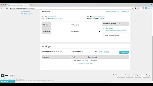 WP Engine - How to Delete A SFTP User Account - WordPress смотреть онлайн