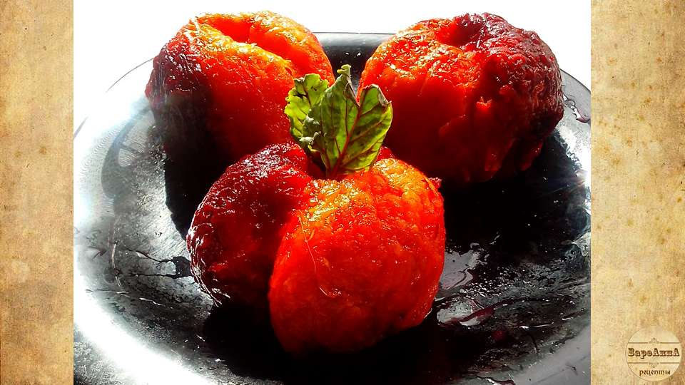 Салат с курицей в виде персиков. Бюджетно и красиво. На праздничный стол смотреть онлайн