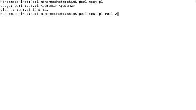 Perl - Special Variables смотреть онлайн