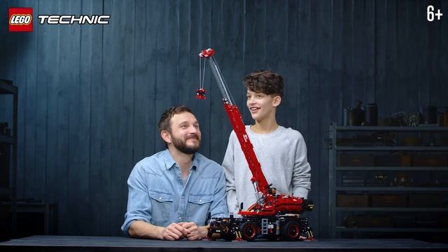 Встречайте Подъемный кран для пересеченной местности - LEGO Technic смотреть онлайн