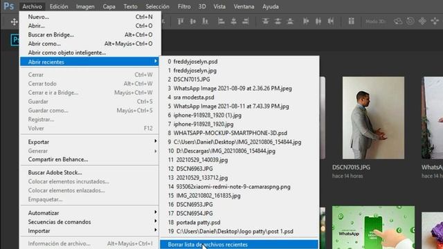 Como BORRAR los archivos recientes de Adobe Photoshop, InDesign, Adobe illustrator смотреть онлайн