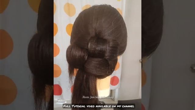 Low Bun Easy Wedding Hairstyle | Classic Simple & Elegant #Shorts #Tutorial #Hairstyle смотреть онлайн