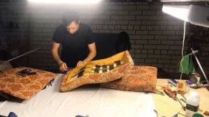 Как Перетянуть кресло. Перетяжка советской Мебели