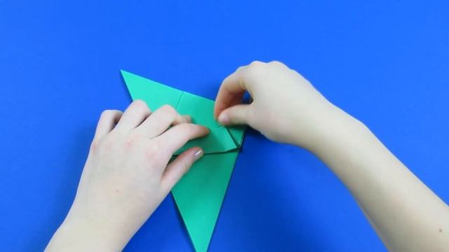 Как сделать прыгающую лягушку из бумаги. Оригами лягушка. смотреть онлайн