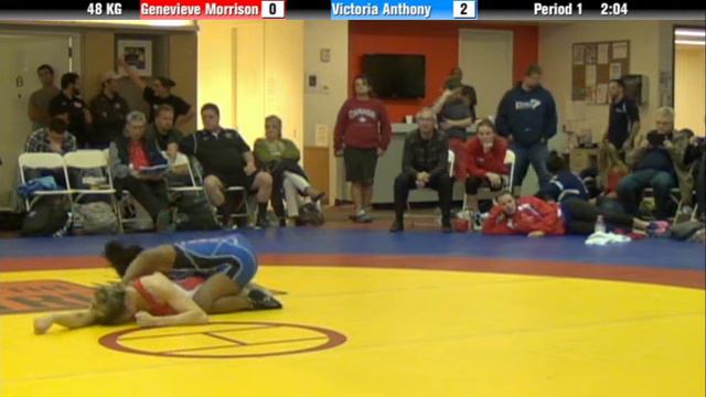 WM 48 KG Bronze - Genevieve Morrison vs Victoria Anthony смотреть онлайн