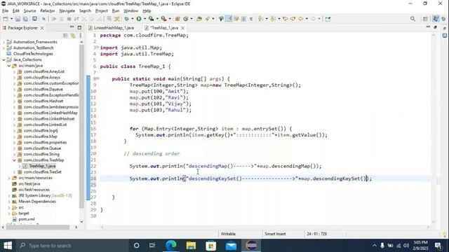 Day95 Java Collections: LinkedHashMap and TreeMap смотреть онлайн