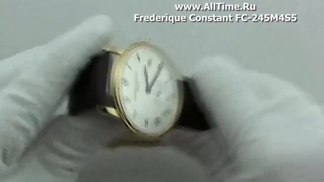 Обзор. Мужские наручные часы Frederique Constant FC-245M4S5 смотреть онлайн