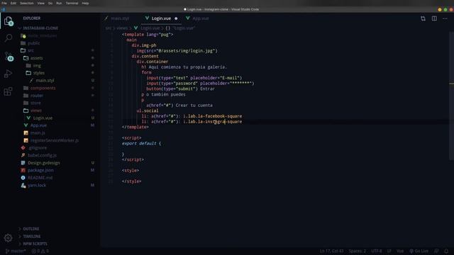 Aprende Vue.js creando tu propio clon de Instagram (P2 | Pantalla de Login) смотреть онлайн