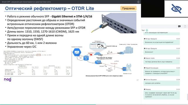 Smart SFP - решения для мониторинга и диагностики сети (от 26.01.2022) смотреть онлайн