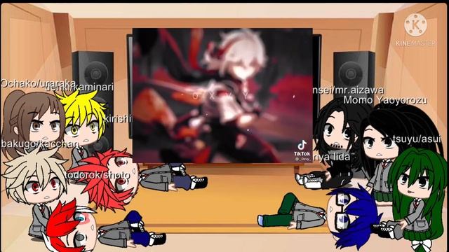 Bnha/mha Reacts To Deku Future As Kazuha From Genshin Impact
