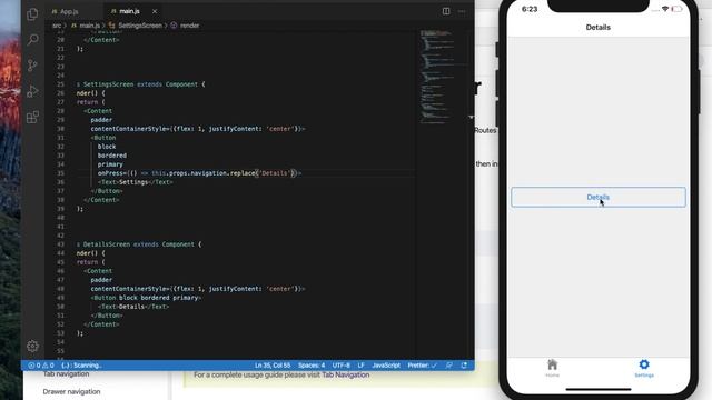 #5 React Native Tab Navigator | Nested Navigators | React Navigation 4 смотреть онлайн