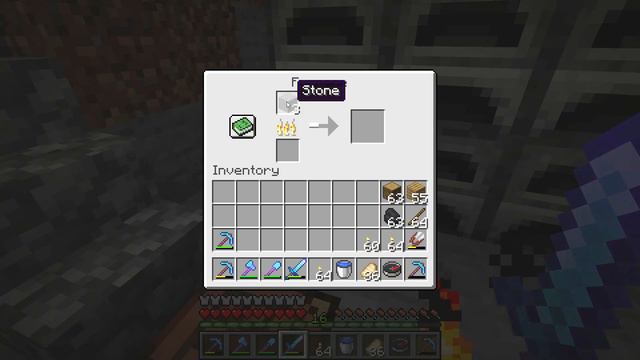 How to make a Smooth Stone Slab - Minecraft смотреть онлайн
