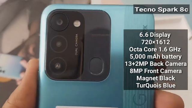 Tecno Spark 8c Unboxing | 4GB/128GB | 24,000 Rs | Turquoise Blue | - iTinbox смотреть онлайн