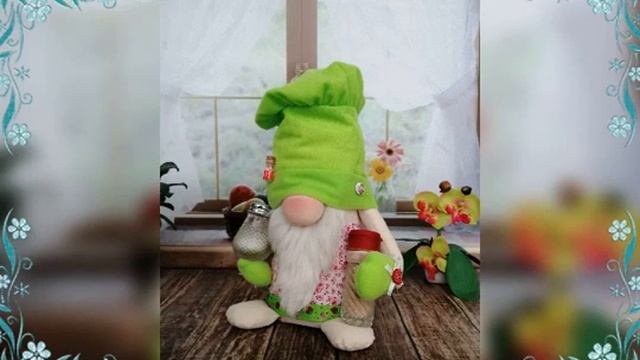 Гном кухонный помощник своими руками интерьерная текстильная кукла из ткани рост 25 см смотреть онлайн