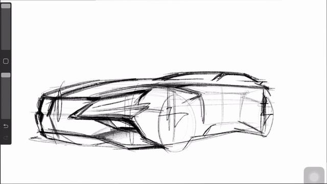 [Daily sketch]car sketch tutorial (自動車デザインスケッチ） смотреть онлайн