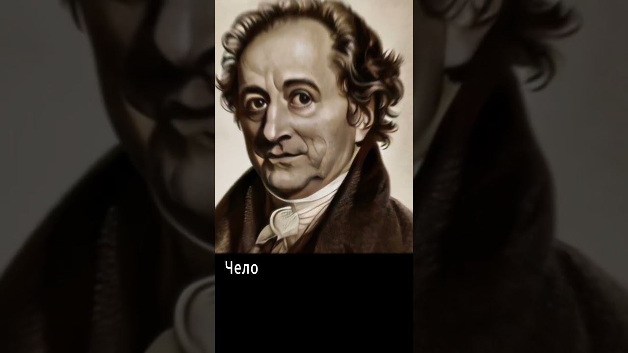 #Shorts Нейросеть оживляет. И.Гете смотреть онлайн