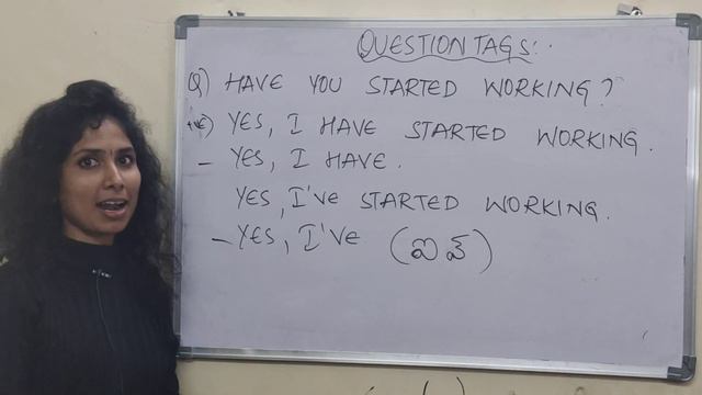 Question tags(Present Perfect Tense), explained in Telugu and English смотреть онлайн