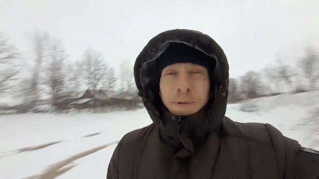 Выпал снег ВЕСНОЙ! Прогулка к ставку/ Жизнь переселенца смотреть онлайн