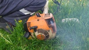 ✅Stihl FS 450 - Cold Start - Grass Cutter