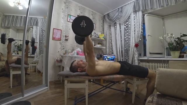 Трицепс. Как накачать трицепс? Французский жим смотреть онлайн