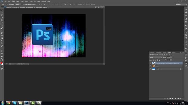 Создание заставки в Photoshop смотреть онлайн
