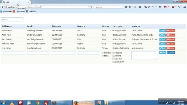 Editable - Enable/disable input row смотреть онлайн